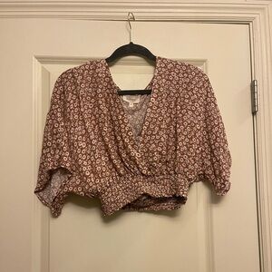 Böhme Cropped Floral Top